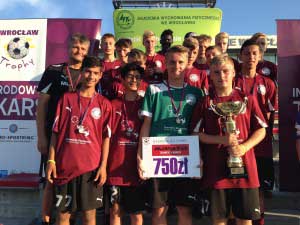 VIF U15 med guldmedaljen