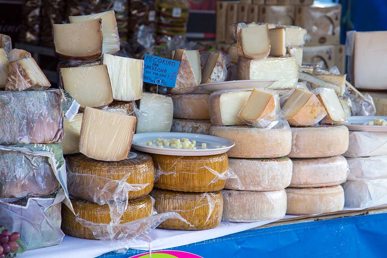 Italiensk Marked på Slotstorvet i Vordingborg