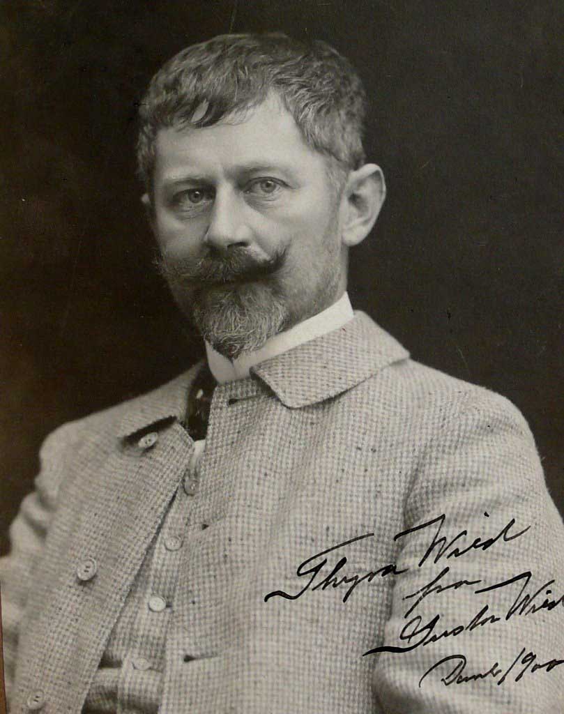 Gustav Wied i Orenæs Saloner