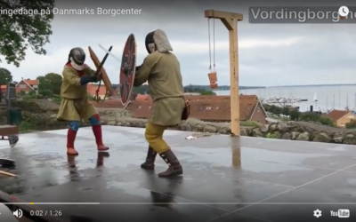 Se video fra Vikingedage på Danmarks Borgcenter 12. og 13. august 2017