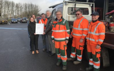 Trafik, Park og Havne i Vordingborg Kommune får certificeret sit arbejdsmiljø