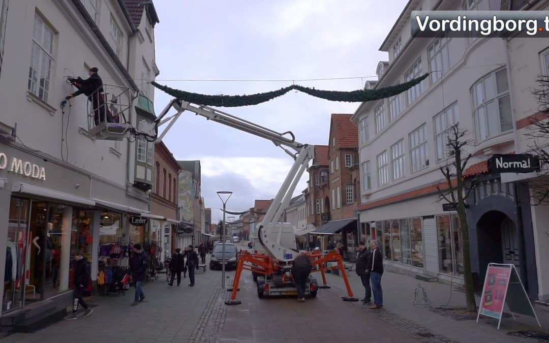 Julebelysningen i Vordingborg er et godt eksempel på lokalt samarbejde [Video]