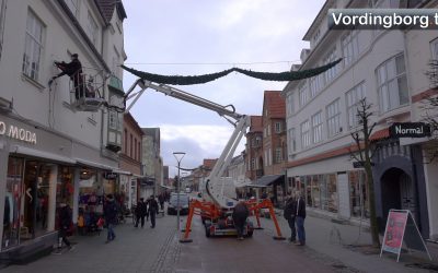 Julebelysningen i Vordingborg er et godt eksempel på lokalt samarbejde [Video]