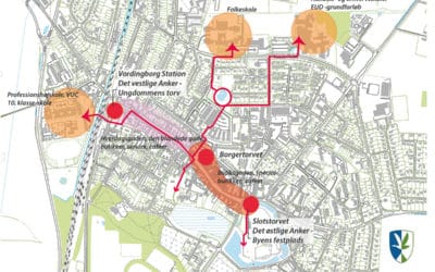 Vordingborg får 7,8 mio. kroner fra Realdania til udvikling af stationsområdet