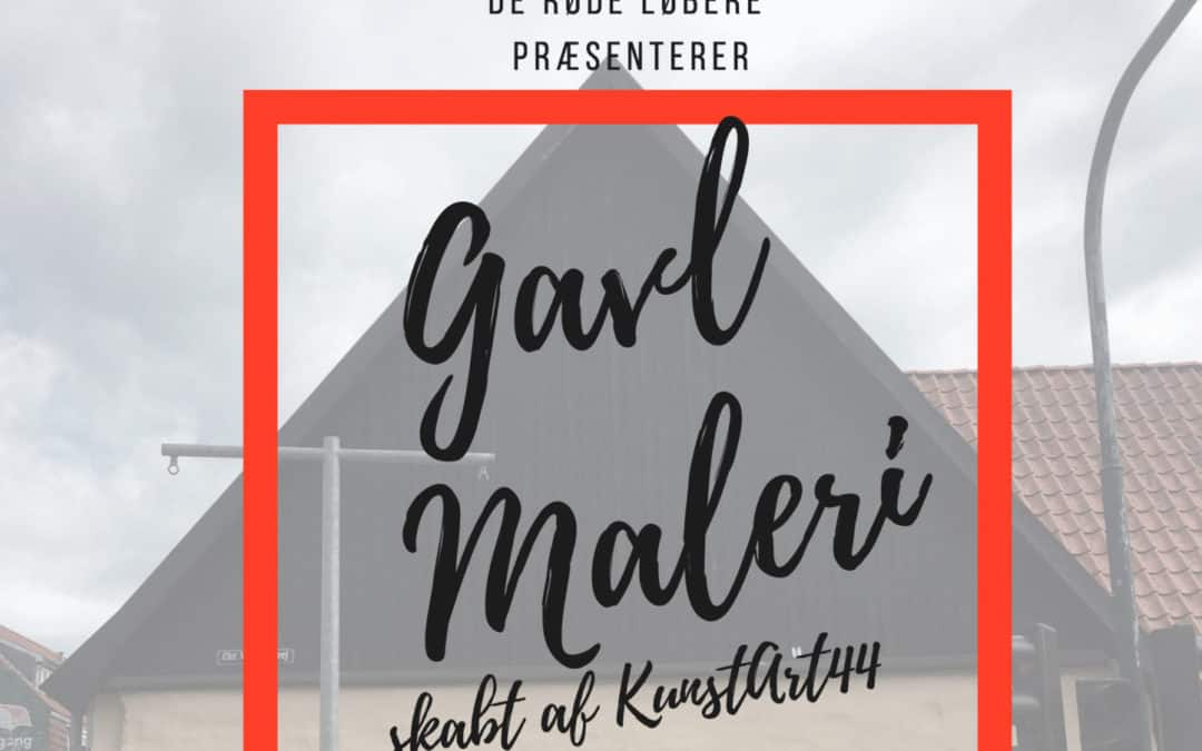 Nyt gavlmaleri afsløres til Kulturnatten d. 1. juni
