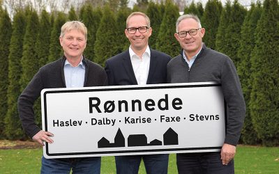 Et stærkt trekløver er allerede klar som de første medarbejdere i den kommende afdeling af Møns Bank i Rønnede