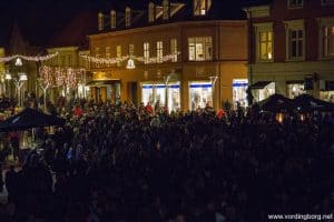 Juletræ og ny gadebelysning i Vordingborg 28. november 2014