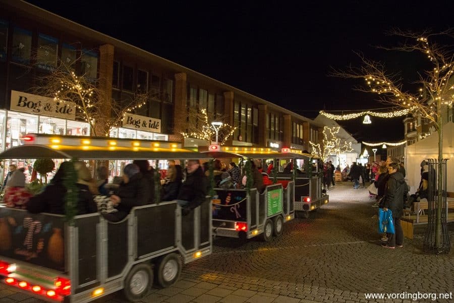 Juletræ og ny gadebelysning i Vordingborg 28. november 2014