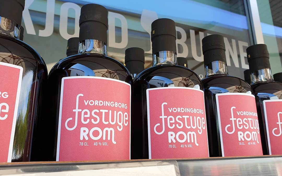 150 flasker Festuge Rom hos Vordingborg Vinhandel/Skjold Burne