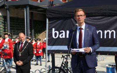 “Tak for tålmodigheden”, sagde Transportministeren til indvidelse af ny station i Vordingborg