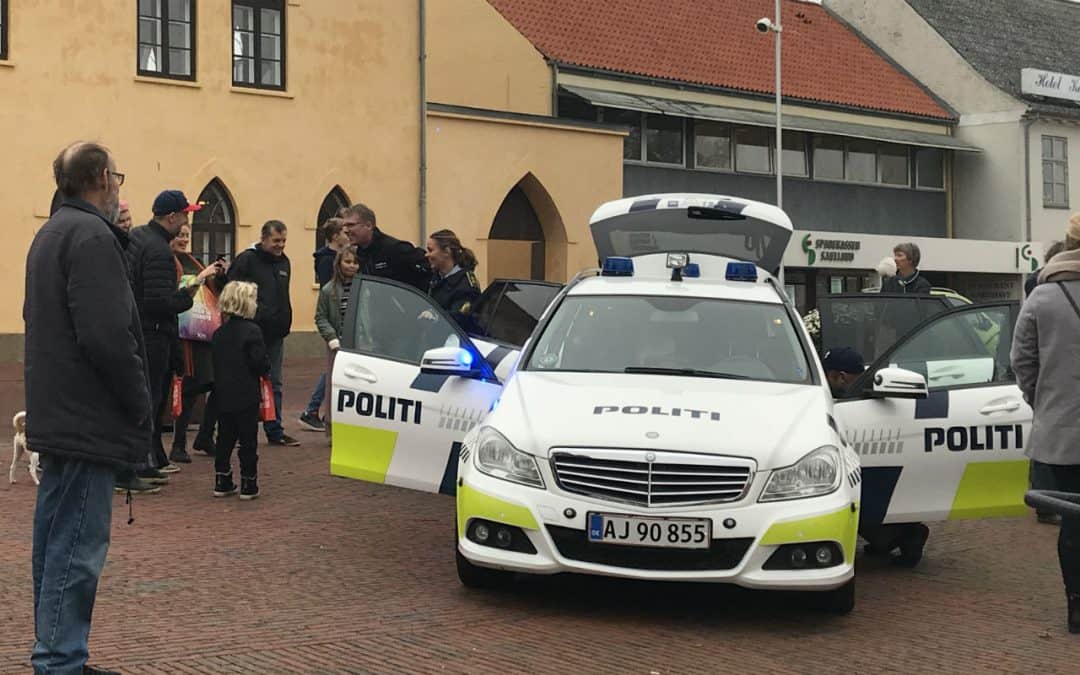 Familiefar “anholdt” på Slotstorvet i Vordingborg