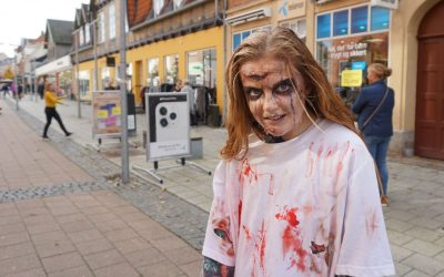 ”Virusangreb” forvandlede Algade til zombiezone