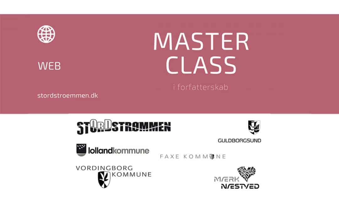 Masterclass i forfatterskab hos stORDstrømmen