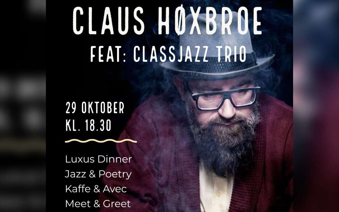 Stuekoncert.eu præsenterer Beatpoet Claus Høxbroe feat. ClassJazz Duo