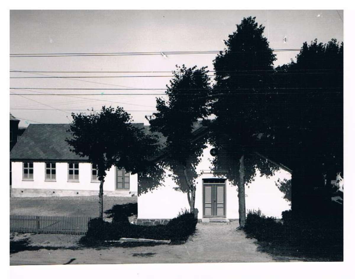 Forsamlingshuset i Lundby, ca. 1940.