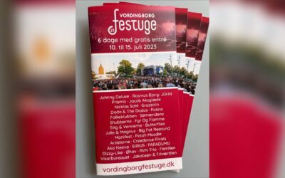 Vordingborg Festuges programhæfte er uddelt – kan også ses online