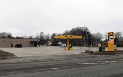 Først åbnede Rema 1000 i Blangslev og nu bliver det også muligt at tanke bilen samme sted