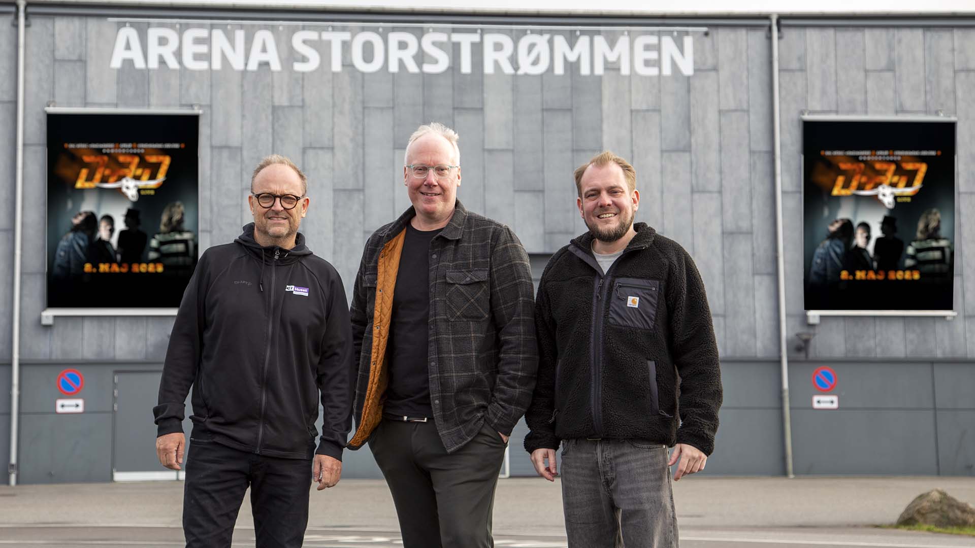 Hans Snestrup - DGI Huset Vordingborg, Kim Ingemann Erichsen - Vordingborg Festuge og Simon Sandfeld - Stars