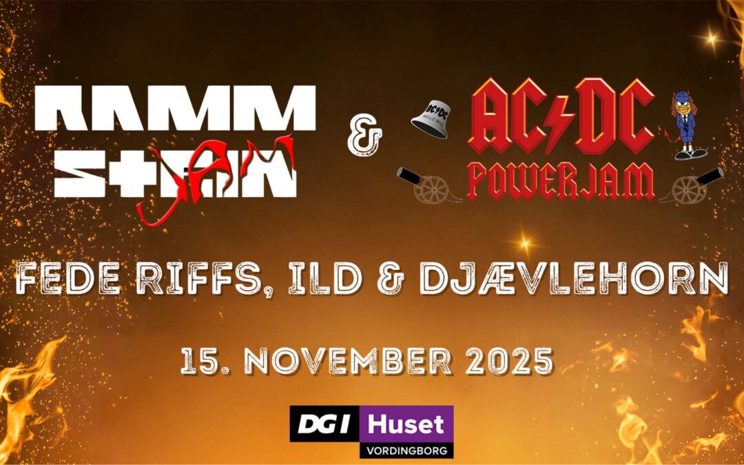 Rammstein Jam og AC/DC Powerjam i DGI Huset på lørdag!
