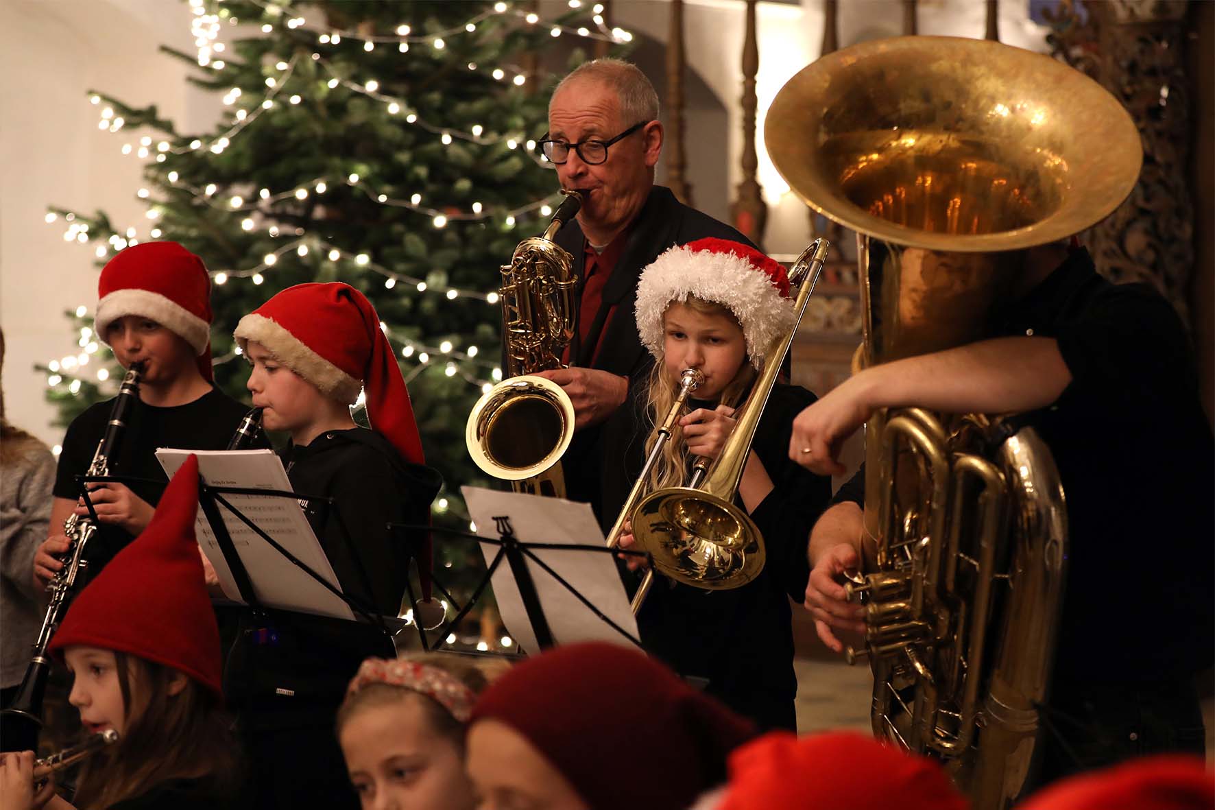Fra julekoncert Vordingborg Kirke 7. december 2025 - Foto: Vordingborg Musikskole