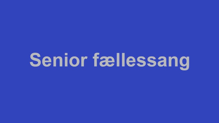 Seniorfællessang i DGI Huset Vordingborg