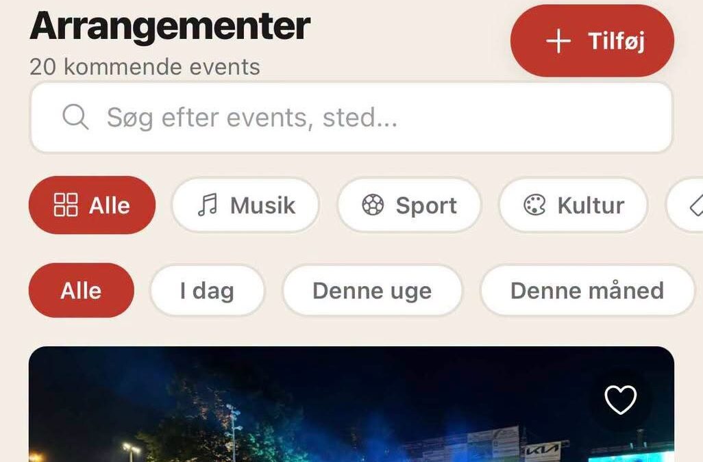 Sydmedier’s App giver dig overblik over arrangementer i lokalområdet