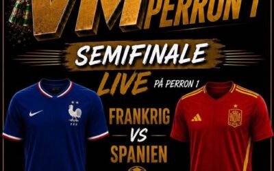 VM i fodbold semifinale på Perron 1