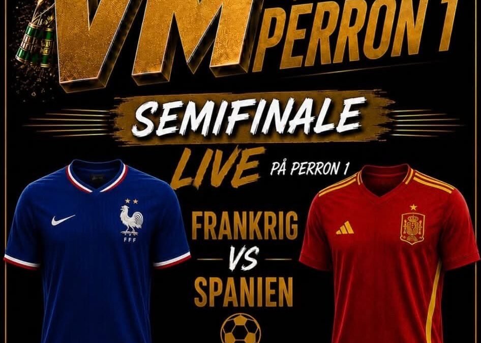 VM i fodbold semifinale på Perron 1
