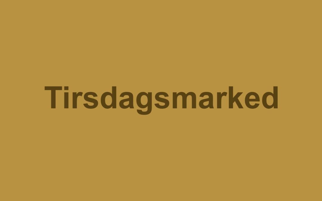 TIrsdagsmarked i Stege – 4. august 2026