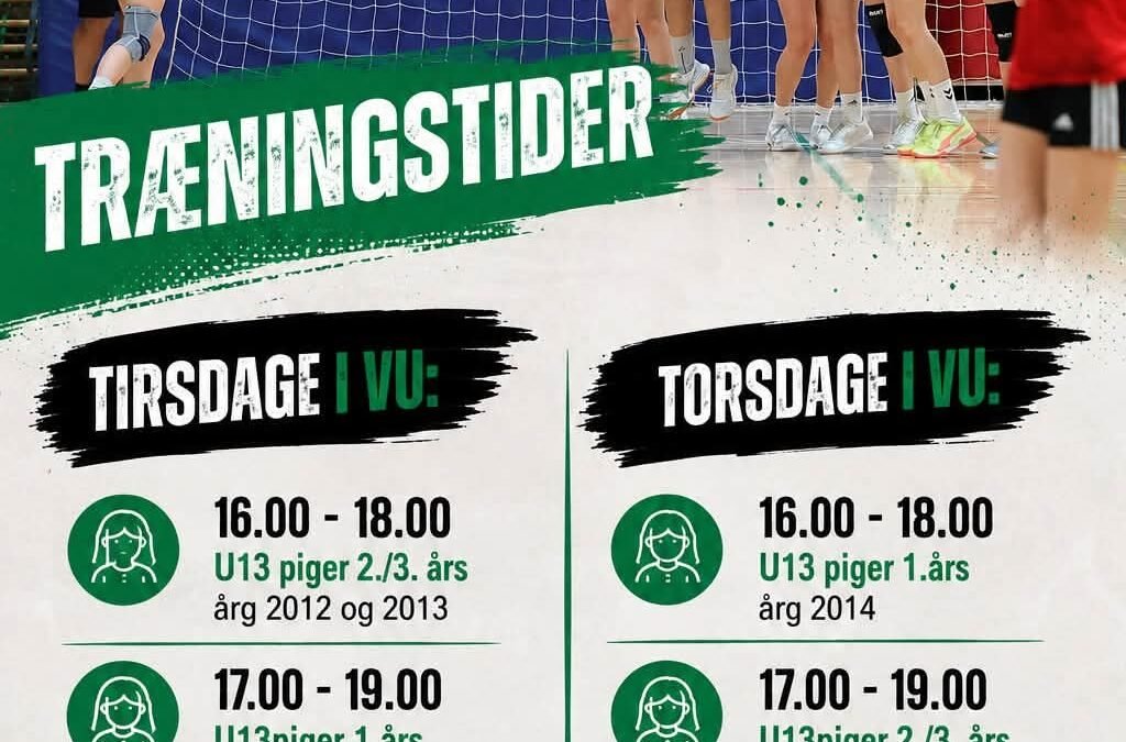 Skolestart går hånd i hånd med håndboldstart