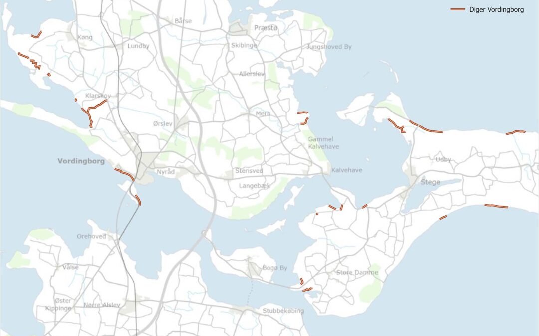 Miljøstyrelsen undersøger havdigerne i Vordingborg Kommune